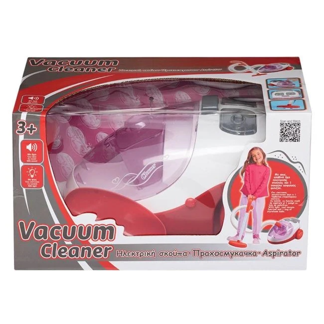 Aspirator pentru copii cu o punga cu bile pentru a le colecta, varsta 3+ ani, 32x20x18cm, multicolor