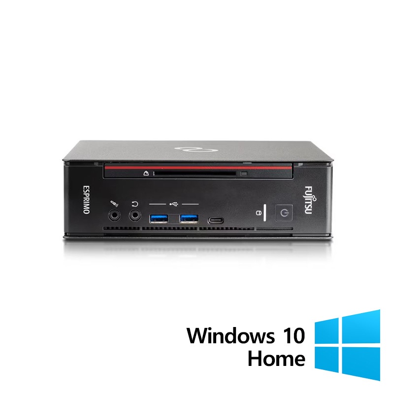 Calculator Refurbished Fujitsu Q958 Mini PC Intel Core i5-8400 2.80 - 4.00GHz 8GB DDR4 256GB SSD + Windows 10 Home