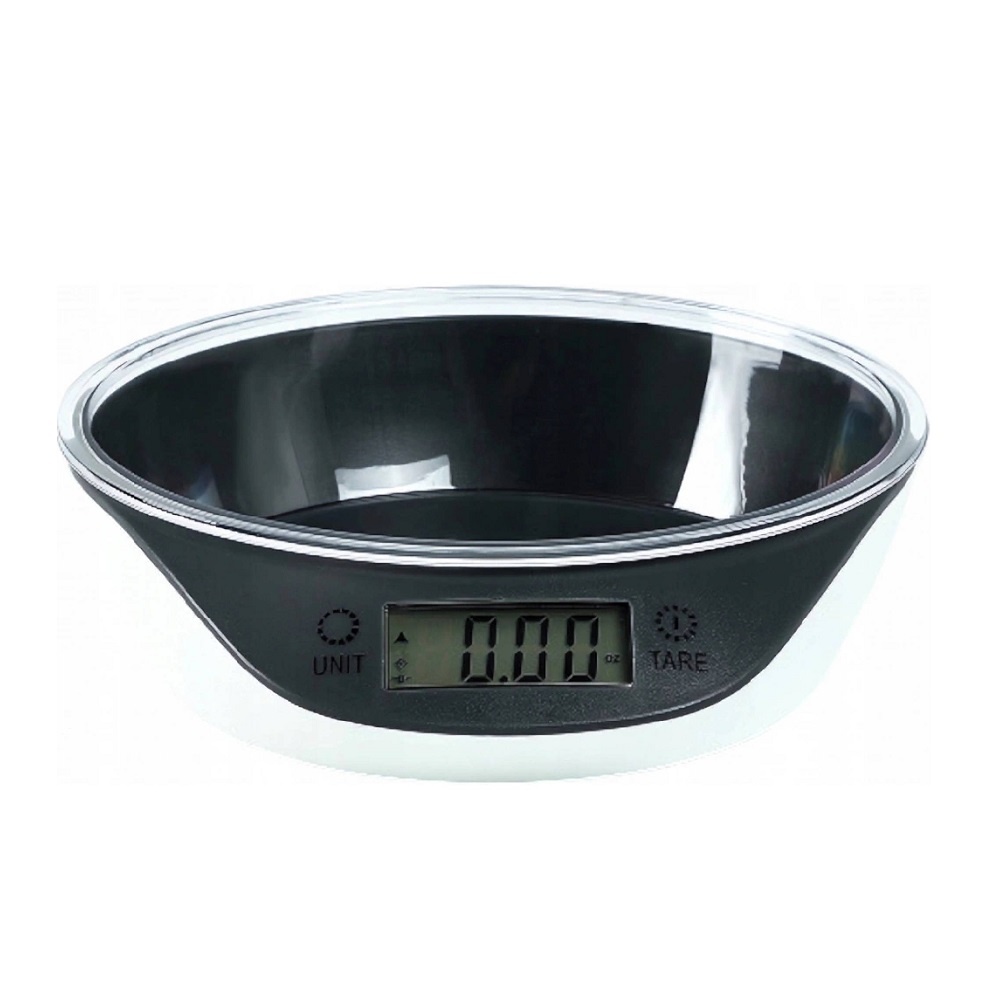 Cantar digital de bucatarie, tip bol, TYL-301C, 0-5kg, precizie 1g, negru-alb - 3 | YEO