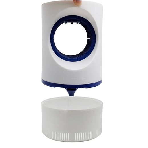 Capcana Electrica pentru Insecte 5V cu USB Alba Bleu 12x21cm