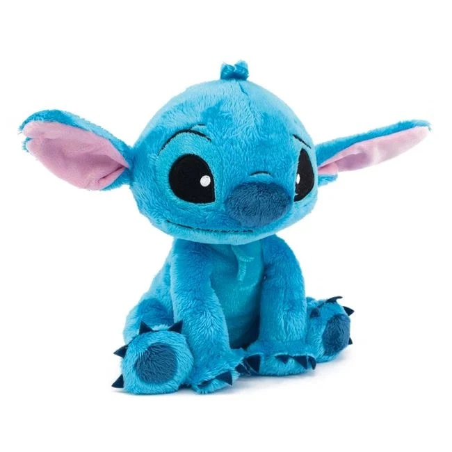Figurina de plus Stitch, varsta 0+ ani, 17x17x25cm, albastru