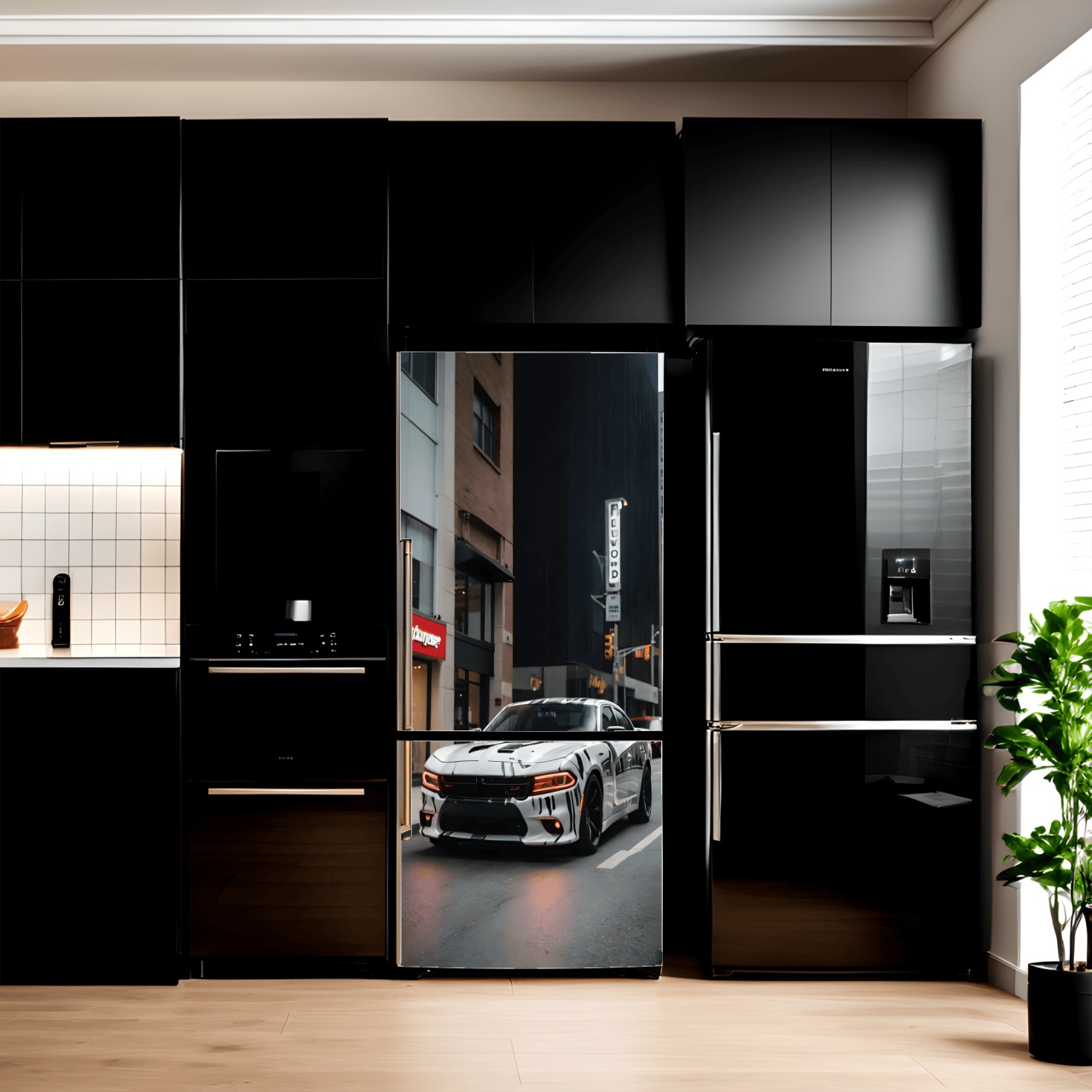Folie imprimata color pentru decor Frigider dimensiune 200 x 90cm model: AVX-FR04