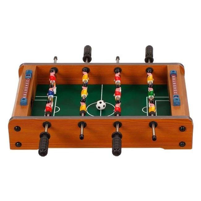 Fotbal de Masă din Lemn, 34x22x6.8 cm, Joc Interactiv pentru Copii - 2 | YEO