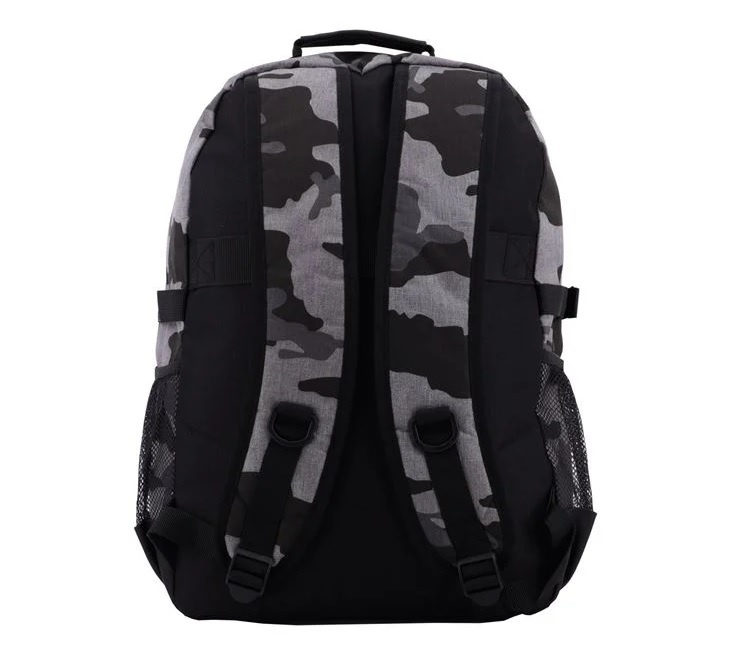 Ghiozdan pentru scoala, Model Army cu Plasa, 31x22x45 cm, negru - 1 | YEO