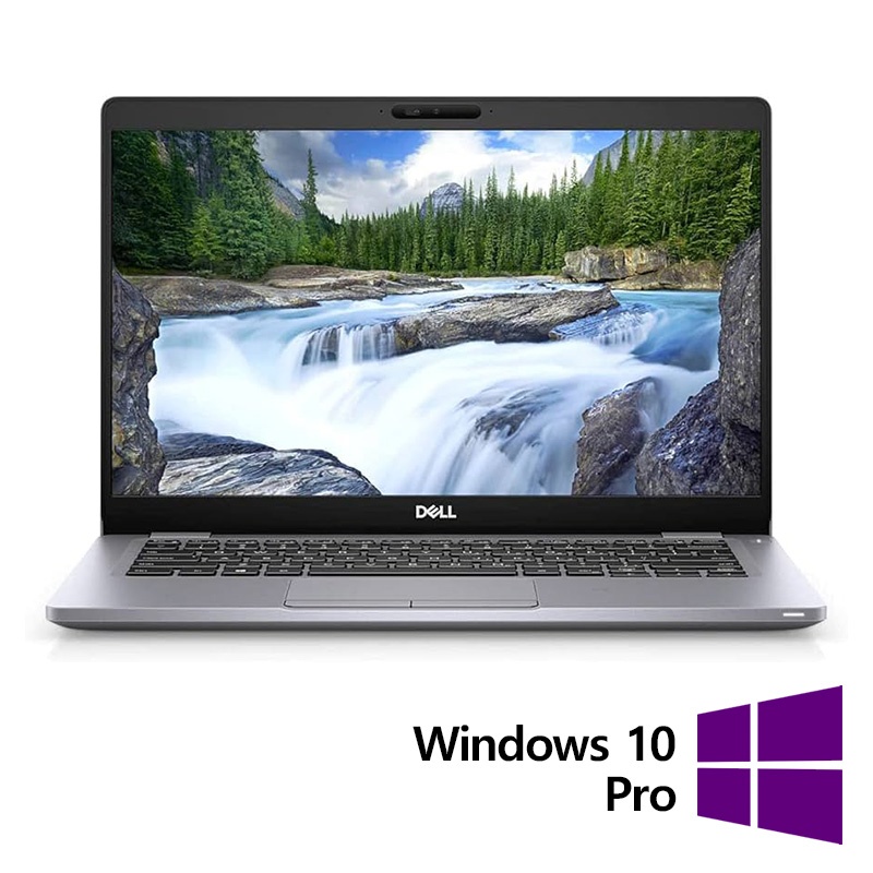 Laptop Refurbished DELL Latitude 5310 Intel Core i5-10310 1.70 - 4.40GHz 8GB DDR4 256GB SSD 13.3 Inch Full HD Webcam + Windows 10 Pro