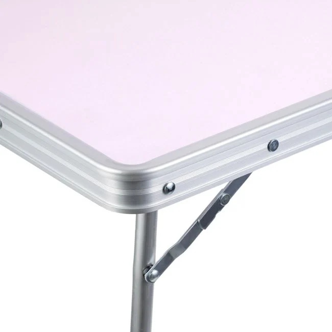 Masa pliabila, din aluminiu, dimensiuni 80x60x70cm, argintiu - 1 | YEO