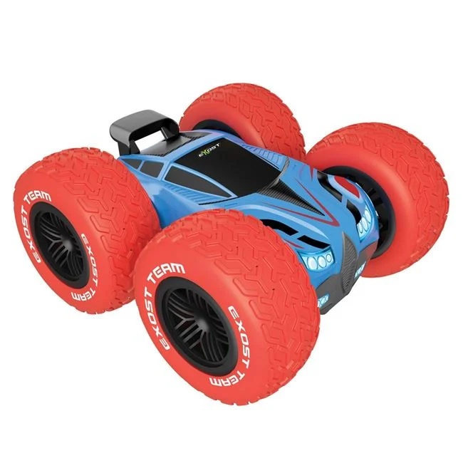 Masina cu telecomanda 360 cross de la exost, sfideaza obstacolele, 28x10x26cm, rosu