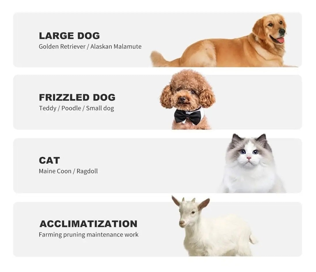 Masina de tuns profesionala pentru animale de companie, VGR V-201, Fara Fir, Funcție Turbo, Afișaj LED, Argintiu - 1 | YEO