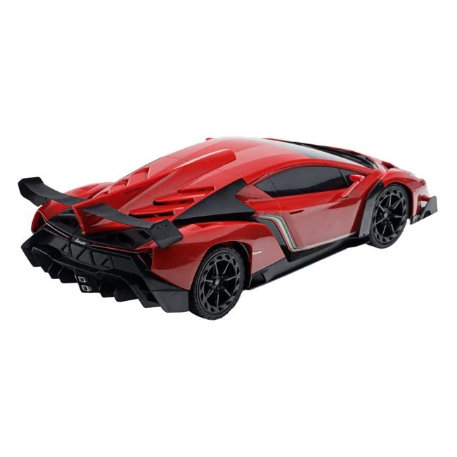 Masina Lamborghini Veneo, cu lumini, volan si telecomanda, 54.5x24x23cm, rosu - 2 | YEO