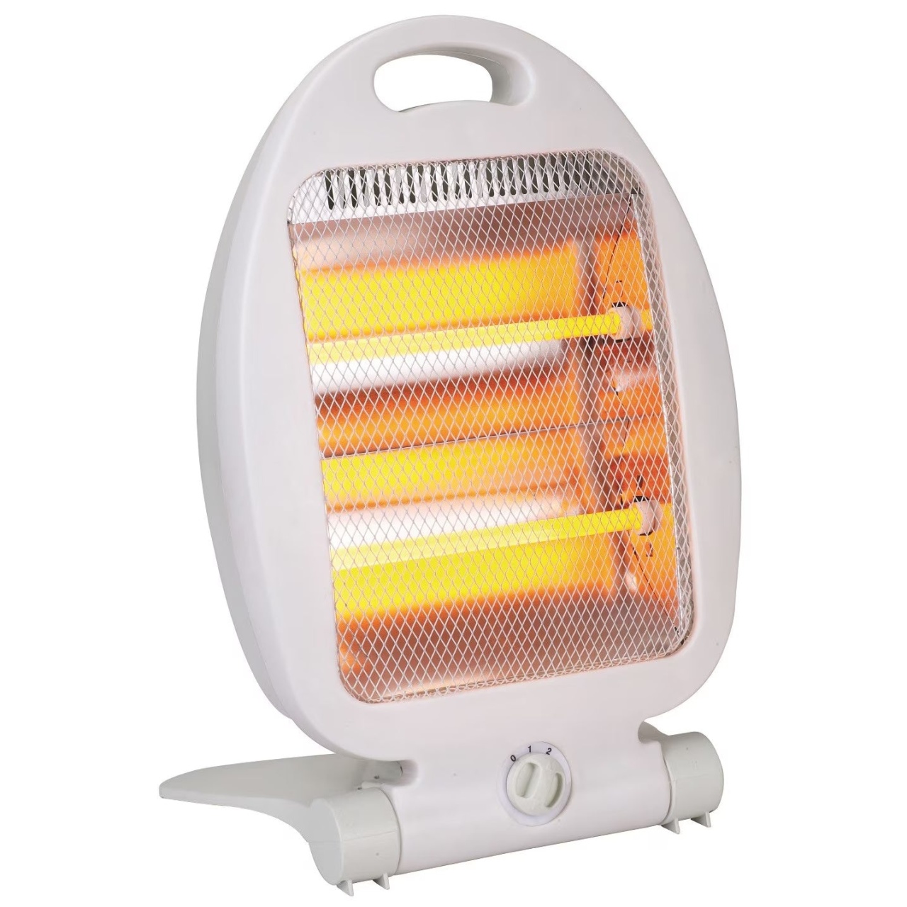 Mini Aeroterma R1190, Putere 800W, cu Termostat, 2 Trepte de Viteza si Maner, 38x25x9cm, Alb
