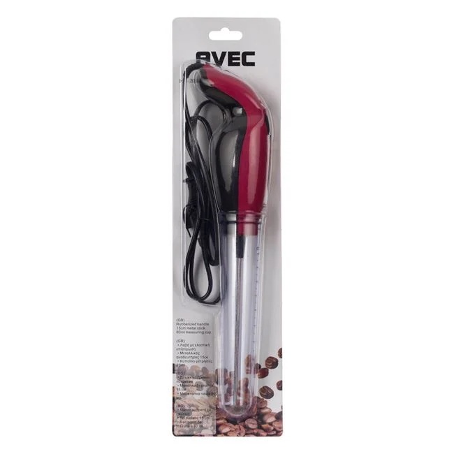 Mixer electric, pentru frappe, putere 25W, dimensiune 10x5x38cm, rosu - 1 | YEO