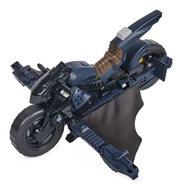 Motocicleta Batman Batcycle Adventures, dimensiune 30cm, negru - 3 | YEO