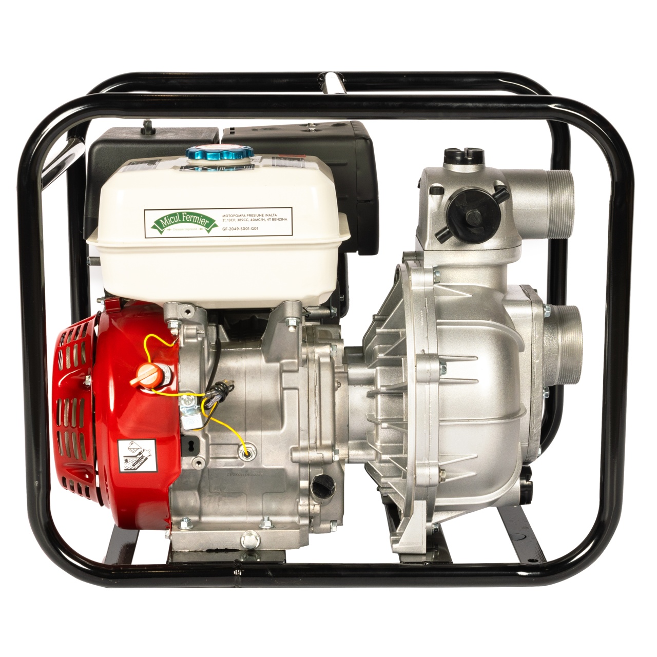 Motopompa Micul Fermier 13CP 389cc benzina 4T racord 2.5 debit 40000l/h