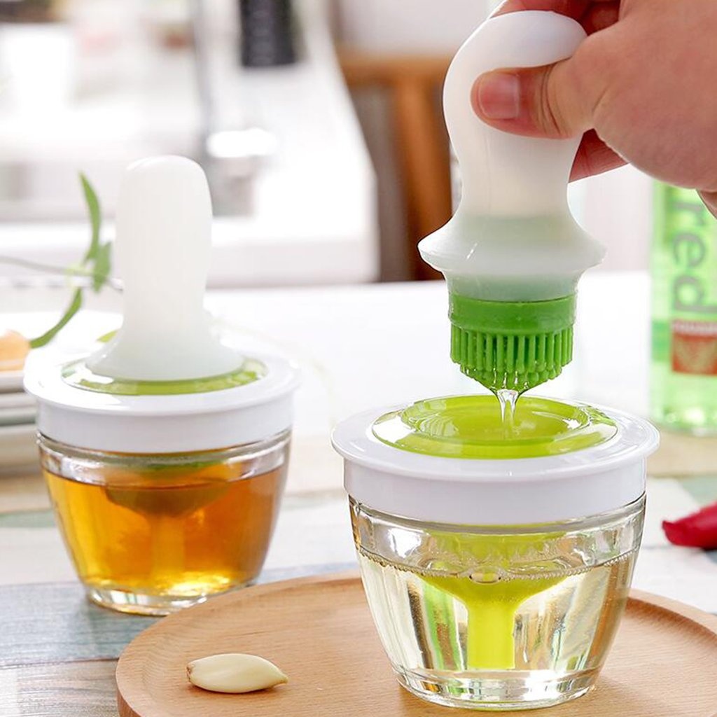 Oliviera din sticla 150ml cu pensula din silicon - 1 | YEO