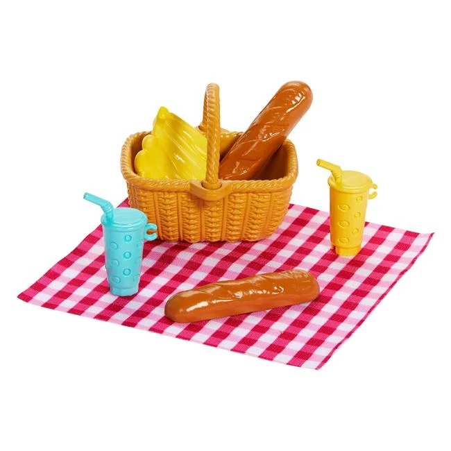 Papusa Barbie si Chelsea la picnic, cu accesorii incluse, varsta 3+ ani, 20x6x33cm, multicolor - 1 | YEO
