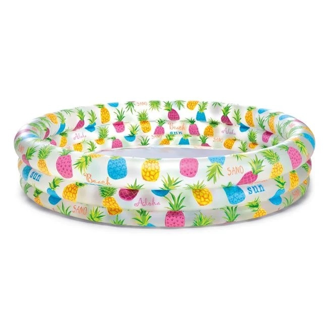 Piscina pentru Copii, Model Fructe, dimensiune Ø1.32x0.28m, alb-multicolor - 1 | YEO