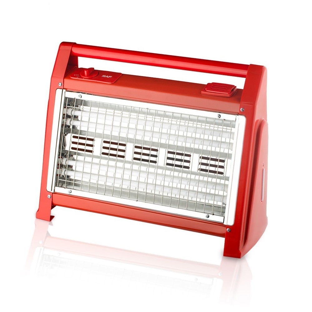 Radiator electric cu quartz, RAF R1175, 2400W, 2 setari de temperatura, 45x18x35 cm, rosu - 2 | YEO