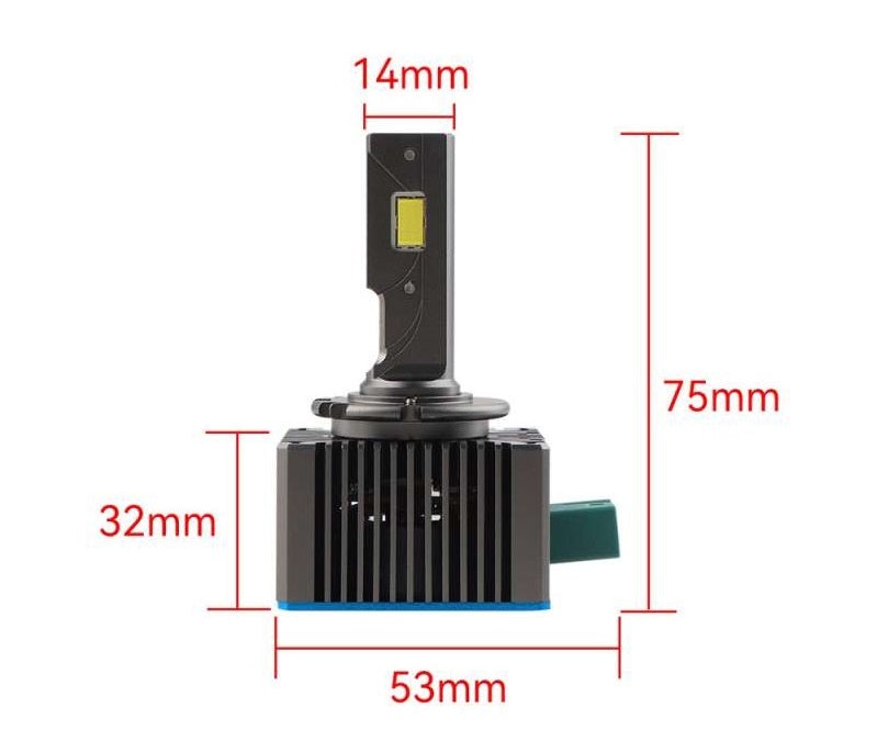 Set 2 becuri LED D3 Canbus D3S, 35W-55W, 6500K, 10000LM - 3 | YEO
