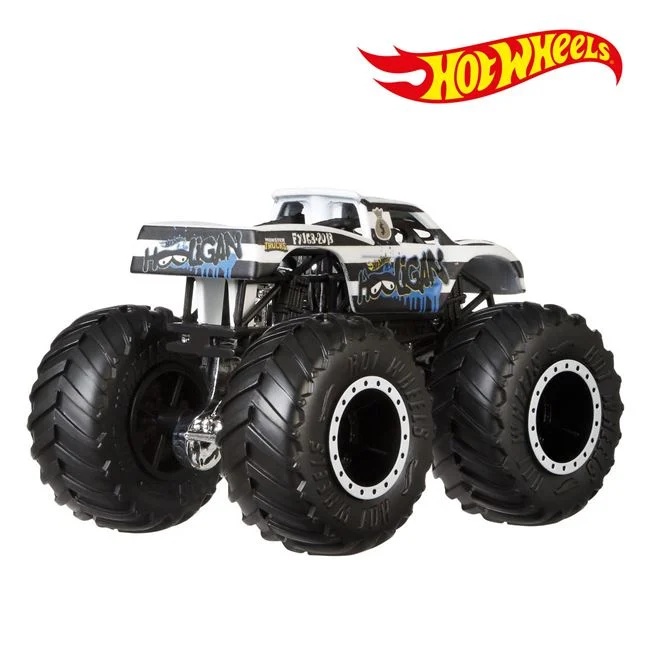 Set 2 vehicule Monster Truck Hot Wheels, dimensiuni 25.5x6.5x16.5cm, multicolor - 1 | YEO