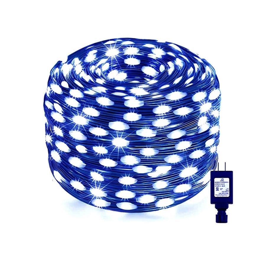 Set 2 x Instalatie LED Liniara, pentru Craciun, 160 LED-uri, 20m, Exterior-Interior, IP44, Jocuri de Lumini, 4 Culori - 3 | YEO