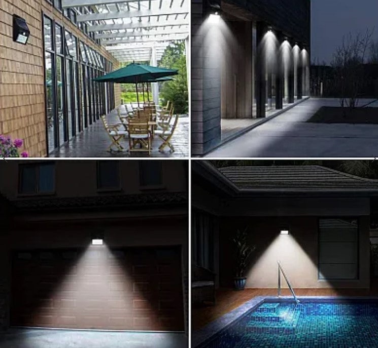 Set 4 Lampi Solare BRIGHT 30 LED cu senzor de miscare si lumina 1 mod ILUMINARE - 2 | YEO