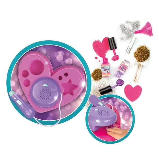 Set de joaca studio de manichiura, contine uscator pentru unghii, varsta 6+ ani, 29x6.5x30.5cm, multicolor - 1 | YEO
