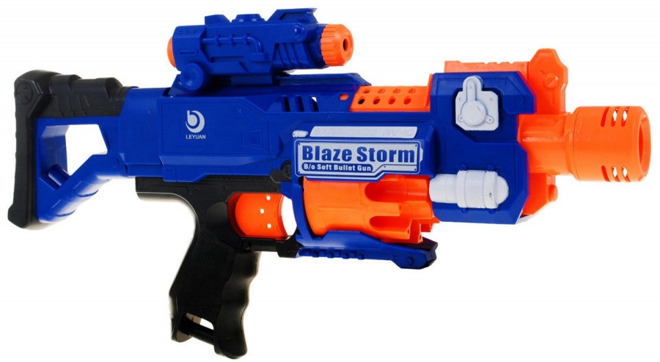 Arma de jucarie Blaze Storm, pusca semi automata cu baterii cu 20 gloante - 1 | YEO