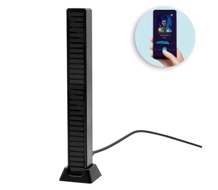 Bara Gaming cu 32 de Becuri LED, Sound Reactive, 18.5x2.4x2cm - 1 | YEO