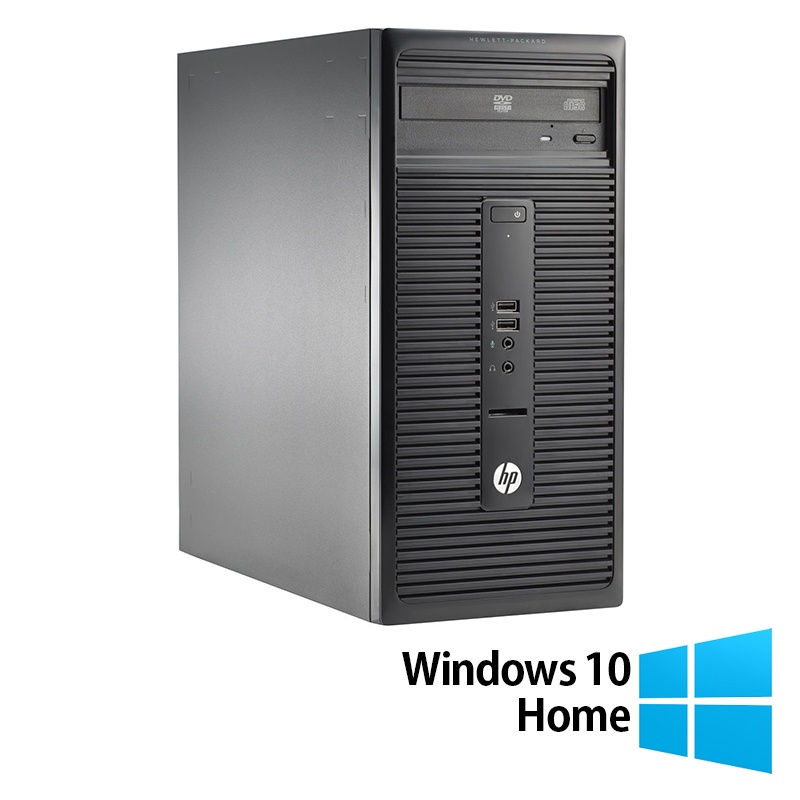 Calculator Refurbished HP 280 G1 Tower Intel Core i3-4130 3.40GHz 8GB DDR3 500GB SATA DVD-ROM + Windows 10 Home