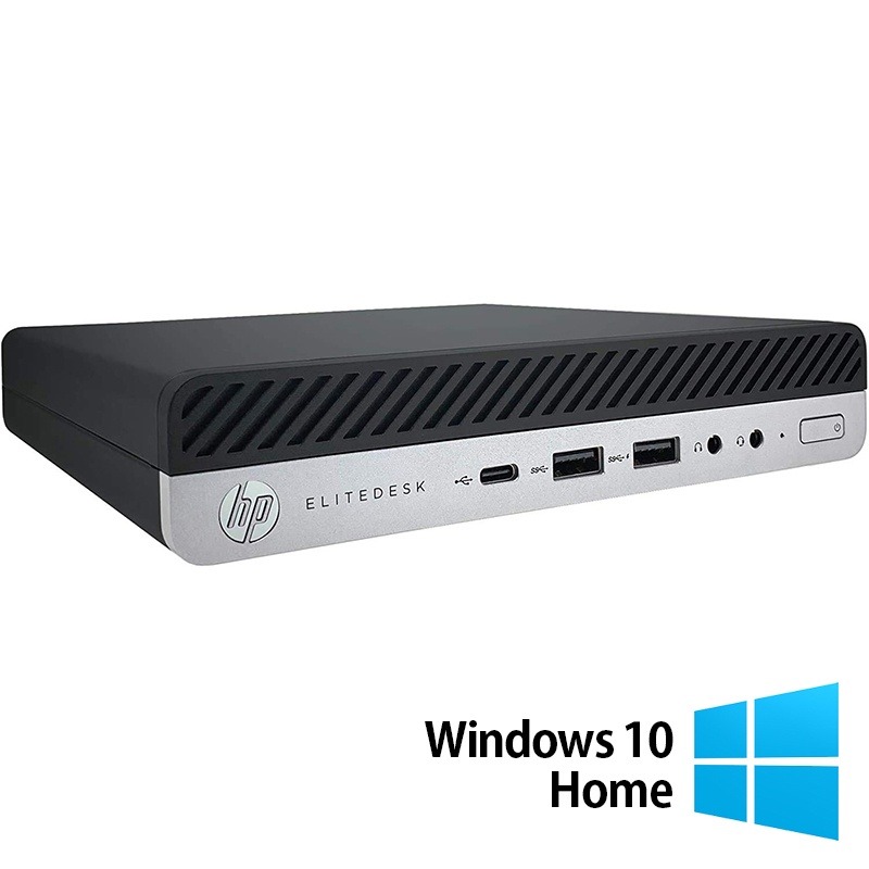 Calculator Refurbished HP EliteDesk 800 G5 Mini PC Intel Core i5-9500T 2.20 - 3.70GHz 8GB DDR4 256GB SSD + Windows 10 Home