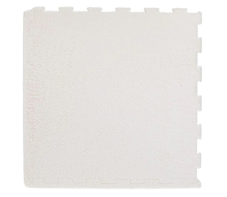 Covoras - Puzzle Modular, 3 ani+, 60x60x1.5cm - 4buc, alb - 2 | YEO