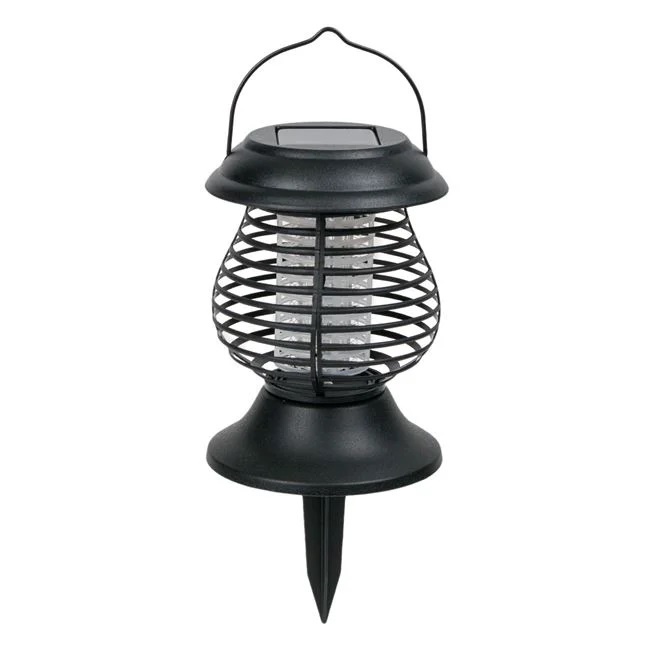 Felinar Solar de Masa cu LED 1.2V Anti Insecte 2 in 1 Negru Ø13.5x16cm - 2 | YEO