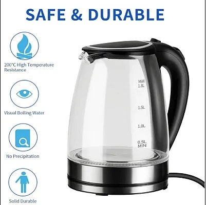 Fierbator de apa electric cu capacitate de 1.8L si putere 2000W SONYMAX SN-1104 - 3 | YEO