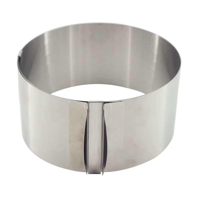 Forma reglabila pentru coacerea torturilor, diametru reglabil 16-30 cm, otel inoxidabil, argintiu - 3 | YEO