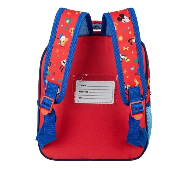 Ghiozdan pentru Gradinita, model Mickey Mouse 3D, 27 x 14 x 32 cm, rosu - 2 | YEO