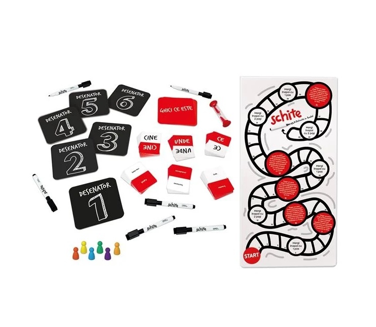 Joc de Societate ”Schite”, carduri puzzle, 8 ani+ - 1 | YEO