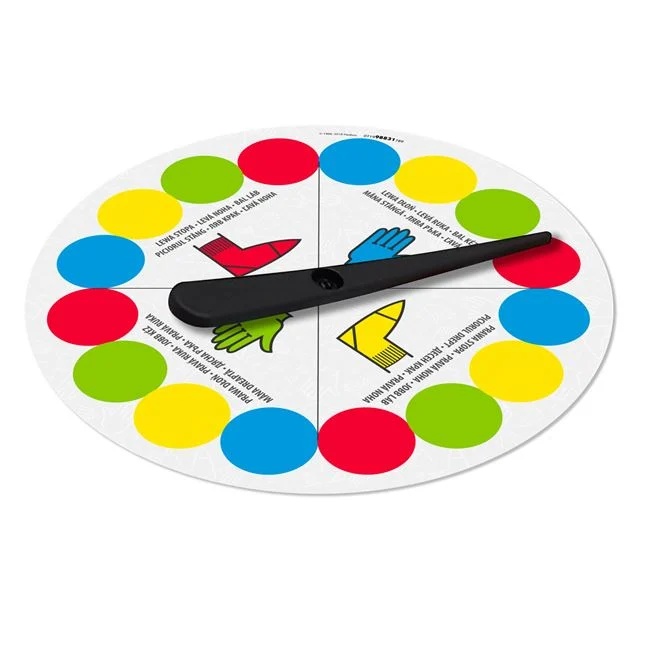 Joc de societate „Twister”, 2+ jucatori, varsta 6+ ani, multicolor - 2 | YEO