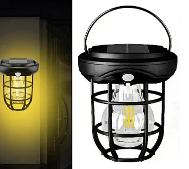 Lampa solara portabila CL T66 cu 3 led COB tip felinar, cu maner - 1 | YEO