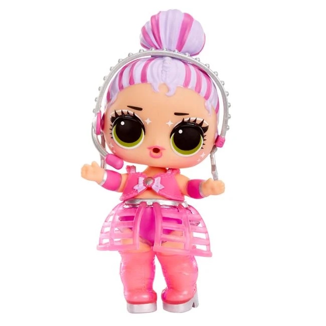 LOL Surprice Neon Pop Stars papusa Tots, varsta 4+ ani, 10x10cm, roz - 2 | YEO
