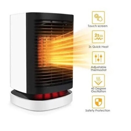 Mini Incalzitor electric portabil, 950W, rotire de 45 grade, cu ecran digital - 3 | YEO