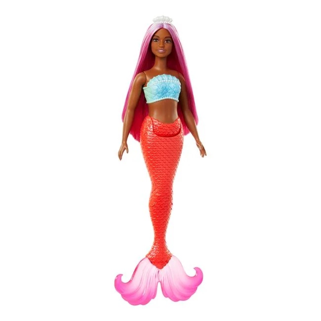 Papusa Barbie sirena, varsta 3+ ani, inaltime 32cm, multicolor - 2 | YEO