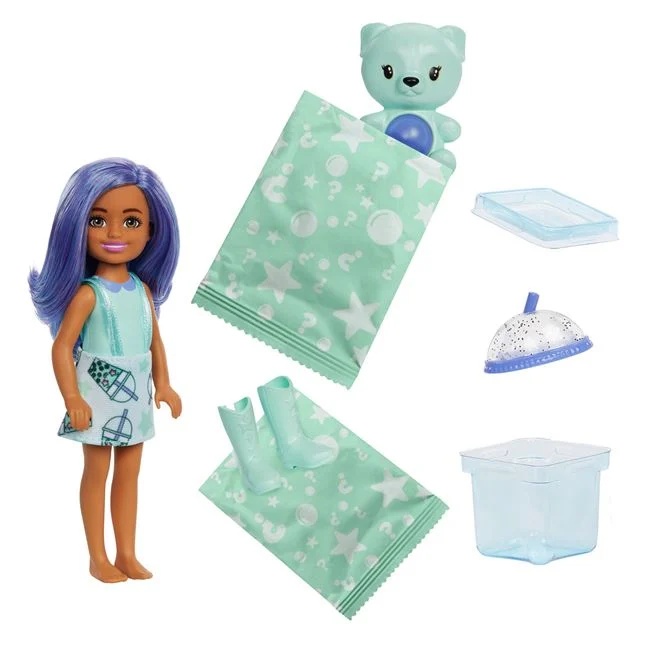 Papusa Chelsea Pop Reveal cu bubble tea, varsta 3+ nai, Barbie, 8x4.5x16.5 cm, multicolor - 3 | YEO