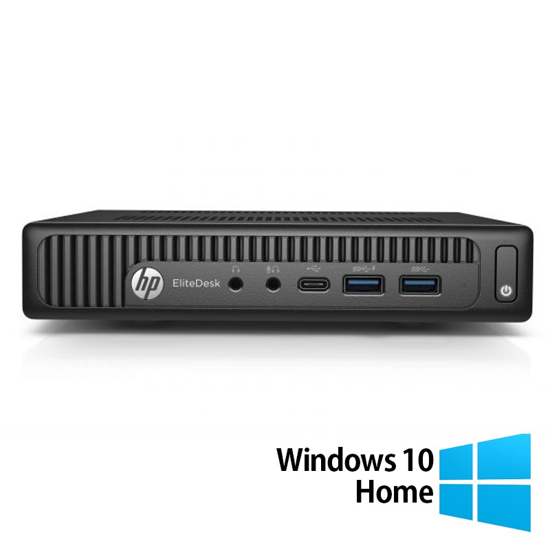 PC Refurbished HP EliteDesk 800 G2 Mini PC Intel Core i5-6500 3.20-3.60GHz 8GB DDR4 256GB SSD + Windows 10 Home