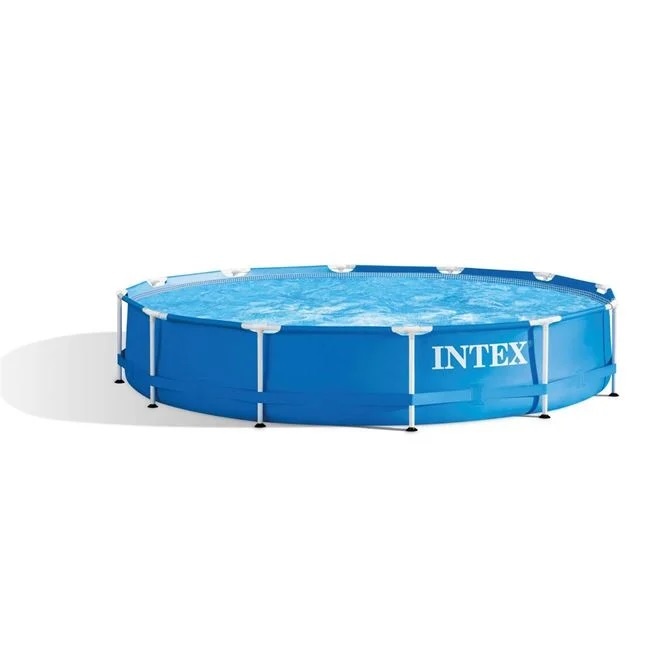 Piscina cu Schelet Metalic Prism cu Pompa de Filtrare si Filtru, Intex, Ø3.66x0.76m, albastru - 1 | YEO