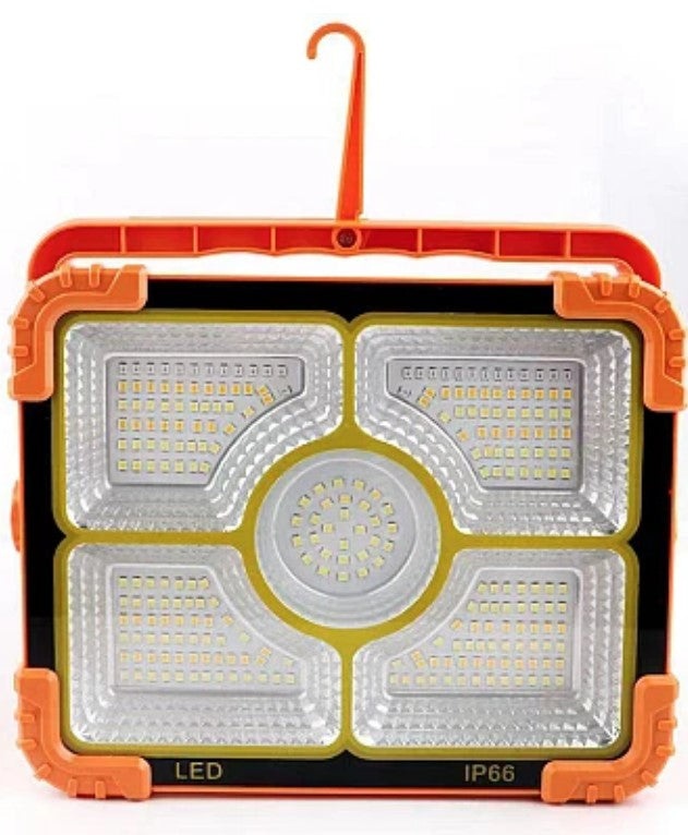 Proiector LED cu incarcare solara 200W cod XJ-D9L cu 5 casete - 1 | YEO
