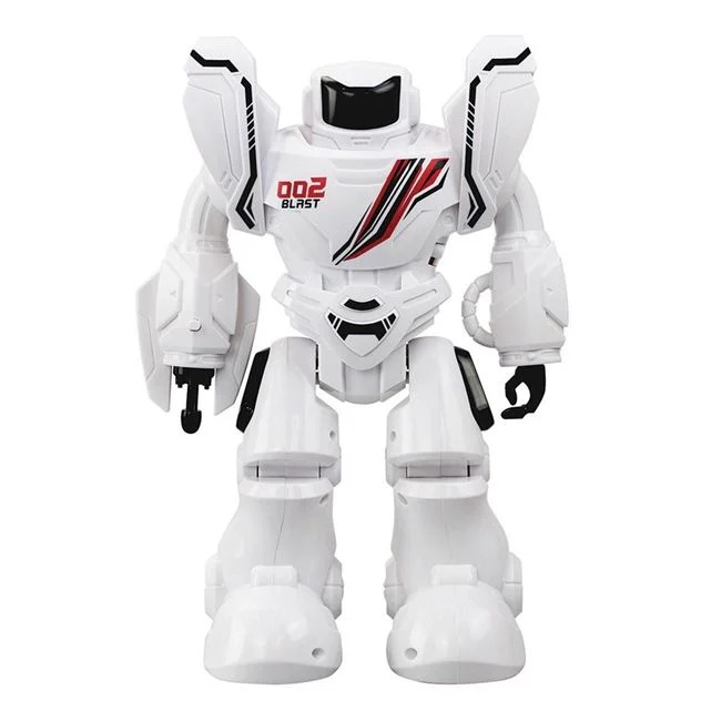 Robot de jucarie cu telecomanda cu control in 4 directii, include 3 sageti, 21x11.5x28cm, negru - 1 | YEO