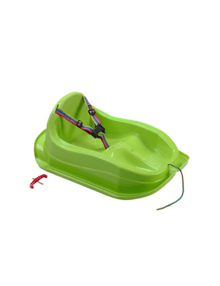 Sanie bob Marmat baby pentru copii de 12 luni+, cu centura de siguranta, verde - 1 | YEO