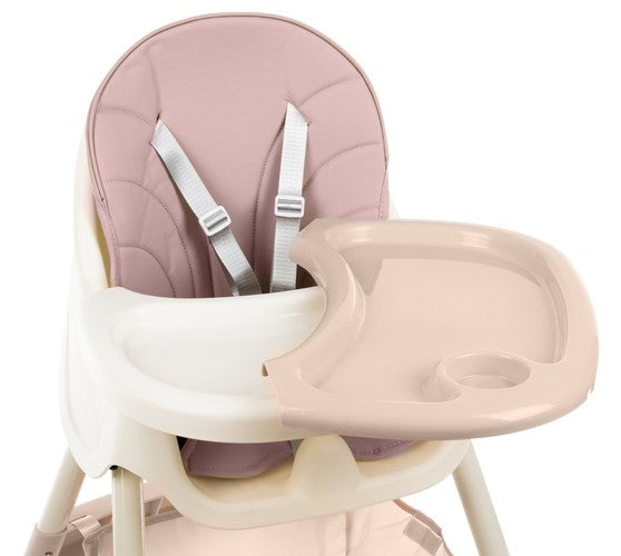 Scaun de masa pentru bebelusi si copii, 3 in 1 Multifunctional, inaltime ajustabila, Roz - 1 | YEO