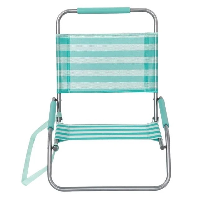 Scaun Pliabil pentru Plaja, cu Manere, 51x60x62cm, Turcoaz - 3 | YEO
