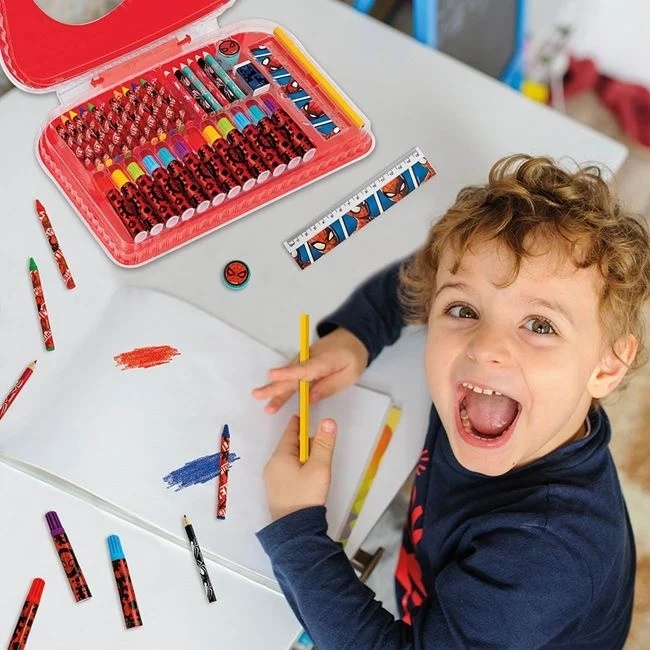 Servietă Creativă Spiderman, cu 34 de Accesorii, 3ani+, 33x2x25cm - 1 | YEO